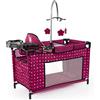 Bayer Design 62667AA letto multiplo con scomparto, seggiolone integrato, giostrina, accessori per bambole