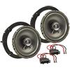 tomzz Audio 4057-006 Kit di installazione degli altoparlanti compatibile con VW Golf 4 5 6 7 Polo Passat Up Amarok Jetta Lupo Eos 165mm sistema coassiale TA16.5-Pro