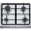 Franke Piano Cottura 4 Fuochi a Gas da Incasso Larghezza 60 cm colore Inox - 106.0459.550