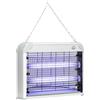VivaGarden Zanzariera Elettrica Zapper per Insetti e Zanzare 20W a Luci LED UV 39x8x28 cm