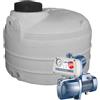 TTPro Kit Serbatoio 300 Litri Pompa 1,25hp Con Presscontrol