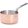 De Buyer 6406.14 - Casseruola in rame e acciaio inox, spessore 2 mm, Diamètre 14