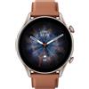 Amazfit GTR 3 Pro - Intelligente Orologio Con Cinghie - Pelle - Braun -