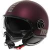 MomoDesign Casco Jet MomoDesign - Fgtr Evo - Mono Opaco Amarena Argento