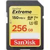 Sandisk Extreme SDXC 256GB V30 U3 UHS-I 150MB/s