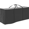 Outsunny Borsa Portaoggetti da 720L con 2 Cerniere e Maniglie, in Tessuto Oxford 600D, 175x55x75 cm, Nero | Aosom Italy