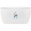 Elho Brussels Orchid Duo 25 - Vaso per Orchidee - Interno - Ø 24.8 x H 12.0 cm - Bianco/White