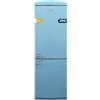 Cecotec Frigorifero Retrò Combinato Bolero CoolMarket Combi Origin 294+ Blue E. 294L, Total No Frost, Multi Cooling, Ultra Fresh, Fast Freezing, Classe E, Display, Allarme Porta, 60.5x63.1x190.2cm