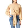 Pinko Bovolone Blusa Crepe De Chine, Camicia da donna Donna, D27_beige-mardorla Opaca, 38