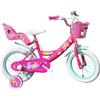 albri 16 Pollici, Bicicletta Barbie Bambina, Rosa