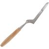 Fackelmann Coltello taglia formaggio con lama curva, manico in legno e parte funzionale in acciaio, 25,5 cm, Sybaris, (colore: argento), quantità: 1 pezzo.