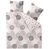 CelinaTex Touchme Filia Lenzuola Double Face Cotone Pois Bianco Grigio Antracite 200 x 200 cm