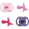 Tommee Tippee Ciuccio Ultra-light StayPut, 18-36 Mesi, Confezione da 4, Ortodontico Succhietto, Design Monoblocco in Silicone