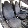 Auto Accessori Lupex Coprisedili per Auto Universali, Coppia Anteriore, tessuto Deluxe Gabardine, adatto a tutte le tipologie di sedili (Nero con rigo Grigio, Poggiatesta Integrato)