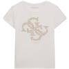 GUESS Maglietta per Bambine e Ragazze Bianco 16 Anni (170cm)