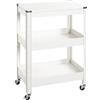 HAKU, bianco, in metallo, dimensioni: L 50 x A 75 x P 32 cm, stile: moderno