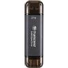 Transcend SSD Esterno 2 TB Da USB-A a USB-C 3.2 Gen 2 colore Nero TS2TESD310C