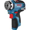 Bosch Bosch GSR 12V-35 FC 1750 Giri/min Senza chiave 590 g Nero, Blu, Rosso (Bosch GSR 12V-35 FC Professional - bor) 0 601 9H3 004