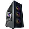 LC-Power LC-Power LC-810B-ON computer case Midi Tower Nero (Geh?use Micro-ATX 810B black USB3.2/Au) LC-810B-ON
