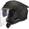Ls2 Casco Moto Jet LS2 OF618 VERSO II SOLID Nero Opaco