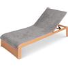 JEMIDI Copertura Sdraio Giardino - Rivestimento Lettino Prendisole Spiaggia Piscina - Copri Sdraio Esterno - Telo Mare XXL Spugna Moderno 80x200 cm