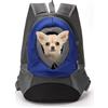 ITODA Zaino da viaggio per animali domestici, zaino da viaggio per cani, zaino frontale, regolabile, borsa da viaggio per esterni, morbida, doppia spalla, approvata per gatti, cani, cuccioli, viaggi e