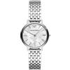 Emporio Armani Orologio da donna, movimento a due lancette, cassa in acciaio inossidabile da 32 mm con bracciale in acciaio inossidabile, AR11112