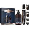 King C. Gillette Kit REGOLABARBA UOMO e DETERGENTE VISO UOMO 3 in 1, Idrata Viso e Barba, Ottimale per la Cura della Barba, Confezione Idea Regalo, Set Barba Professionale