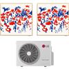 LG Condizionatore LG Dual Split Inverter serie ARTCOOL GALLERY PHOTO 9+9 con MU3R19 R-32 Wi-Fi integrato