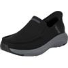 Skechers Parson RALVEN, Scivolare su Uomo, Black Mesh, 41 EU