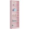 Habitdesign 13Casa Hugo F01 Libreria, Melamina, 52 x 25 x 180 cm