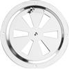 HO-SFSM Inossidabile Piastra Di Ventilazione 125mm Griglia Aerazione Regolabile Lamiera Di Ventilazione Rotonda per la Ventilazione della griglia, imbarcazioni, Camper, Case etc