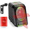 Huepar BOX-1R Livella Laser Rosso 45m con Modalità Impulso (Precisione Professionale:±0.2mm), Livello Laser Autolivellante a Croce, Orizzontale 130 Gradi/Verticale 150 Gradi,con 360° Base Magnetica