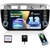 SIXWIN [2GB+64GB] SIXWIN Autoradio Android 13 per Fiat Punto 2012-2015 con CarPlay/Android Auto/Mirror Link, HD 7 Pollici TouchScreen Schermo Navigatore WiFi Bluetooth FM RDS Controllo del Volante