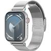 Spigen Sleek Link Cinturino Compatibile con Apple Watch Serie 10 (42mm), 9/8/7(41mm), 6/5/SE(40mm), 3/2/1(38mm) - Argento