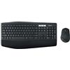Logitech MK850 Kit Tastiera e Mouse Wireless Multidispositivo, Wireless e Bluetooth 2.4 GHz, 12 ‎Tasti Programmabili, Durata Batteria di 3 Anni, PC/Mac, Layout Italiano QWERTY, Nero