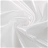 NIANTONG Tessuto di Raso di Seta, 2 Mx150 Cm, al Metro, Fai da Te, Cucito, Artigianato, Abiti da Sposa, Camicia, Drappeggio E Abbigliamento da Ballo Setoso(Color:Bianco)
