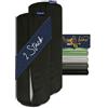 Marie´s Home Marie's Home 2 x Federe per Cuscino Cervicale 40 x 15 cm 1613.2353 Nero