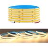 Arotelicht 2M Striscia LED COB 3000K bianco caldo, 24V 640 LED, 8mm di larghezza, 5cm tagliabile, autoadesivo per illuminazione interna di scaffali, armadi, decorazione