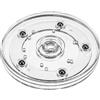 HJZHII Piccolo Lazy Susan, vassoio girevole in acrilico, 10 cm, mini vassoio girevole, in plastica, contenitore girevole, trasparente, per cucina, torta, spezie