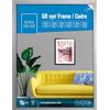 GB Eye Cornice 60 x 80 cm, colore: Argento