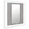 vidaXL Mobile da Bagno Grigio Sonoma 40x12x45cm in Legno Multistrato