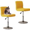 Hoowarm 2/4/6/1 Pezzi Fodera per Sgabello da Bar con Schienale Coperture per Sedie da Pub Copri Sgabello Elasticizzato Coprisedie Antipolvere Lavabili per Cucina della Sala Pranzo(A77,2PCS)