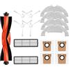 MFGVJNJ Parti di Ricambio compatibili for Xiaomi Robot Vacuum X10 Spazzola Principale Spazzola Laterale Filtro Panno for mocio Sacchetto for la Polvere(As Shown g)