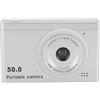 Generic Telecamera Compatta, 40 MP 2,4 Pollici di Auto -assocusita Digitale Auto -Ococcusity Evita lo Zoo Digitale 8x per Viaggiare per Viaggiare (Grigio argento)
