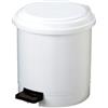 Medial Pattumiera a pedale Ruf - PP - 3 L - diametro 17,5 cm - altezza 21 cm - bianco - Medial (unità vendita 1 pz.)