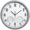 LEBEZ Orologio da parete Weather Station 3217 - diametro 35 cm - bianco - Lebez (unità vendita 1 pz.)