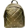NAJ-OLEARI Borsa Zaino Donna in Ecopelle, con Cuoricini, 27×27×12,5 cm (Bronzo)