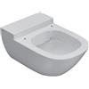 Ceramica Globo Stockholm wc sospeso senza brida bianco lucido con fissaggi nascosti codice prod: LAS04BI