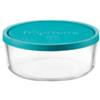 BORMIOLI ROCCO Contenitore frigoverre bormioli rocco rotondo cl 75 - Trasparente,azzurro - Vetro,polietilene